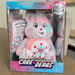 Care Bears - Collector Edition 14" Snowflake Sparkle Bear - Medium Size Plush